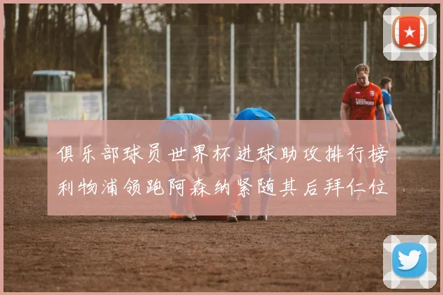 俱乐部球员世界杯进球助攻排行榜利物浦领跑阿森纳紧随其后拜仁位列第三